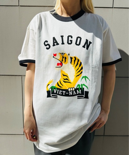 

Футболка с принтом "Тигр", бренд Houston, черный