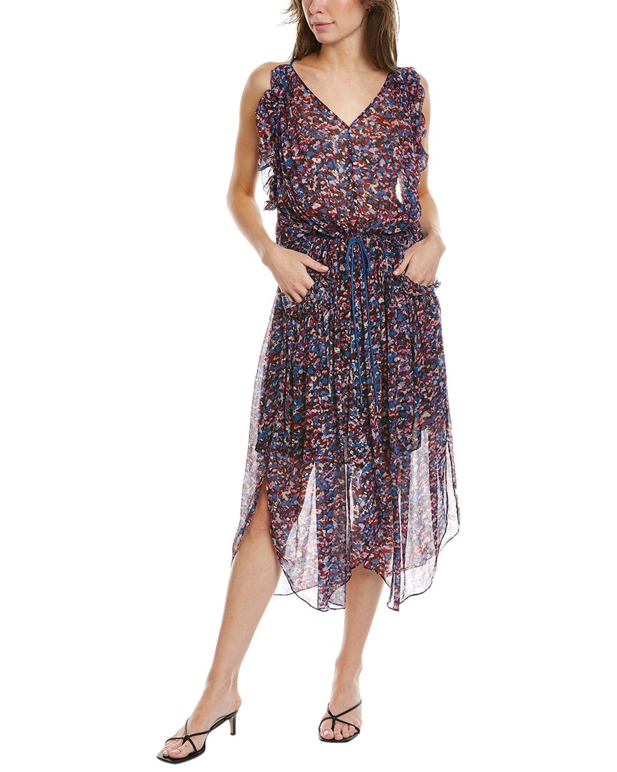 

Платье макси Isabel Marant Étoile Fadelo, розовый
