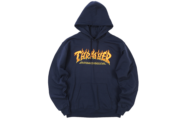 

Свитшот унисекс цвета морской волны Thrasher, Marine Blue