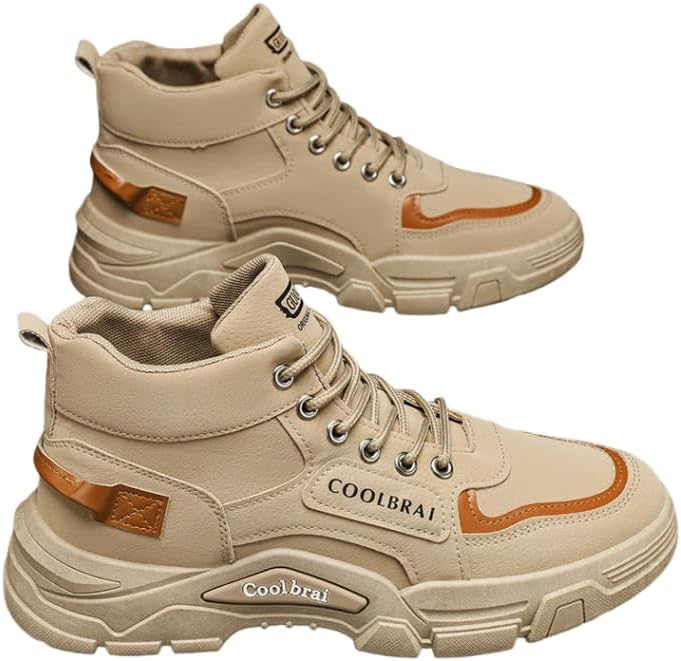 

Мужские зимние ботинки с меховой подкладкой, утепленные, для походов, теплые прогулочные кроссовки Hhhchpm, хаки