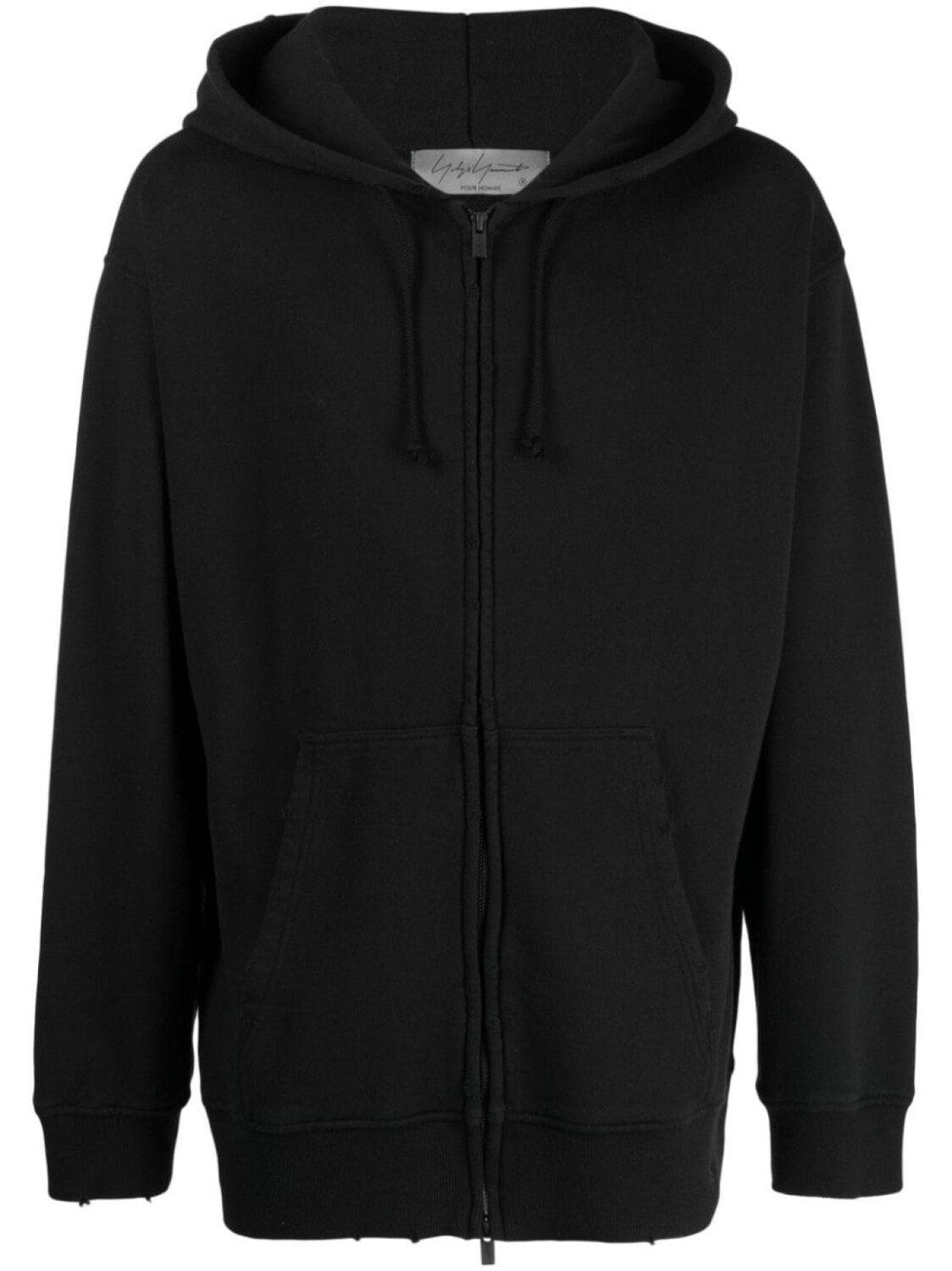 

Yohji Yamamoto куртка с капюшоном, черный