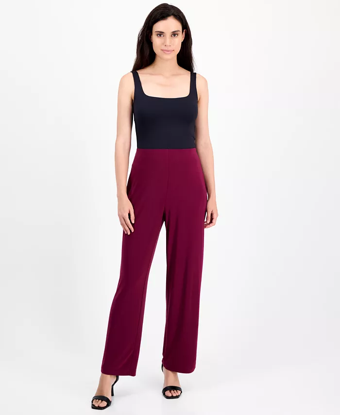 

Маленькие широкие брюки-стринги AK Anne Klein, фиолетовый