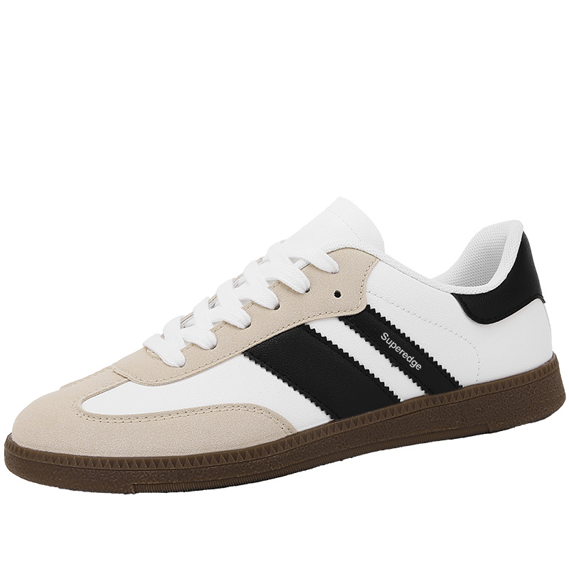 

SUPEREDGE Дышащие легкие низкие кеды Rebound мужские черно-белые, цвет Black White