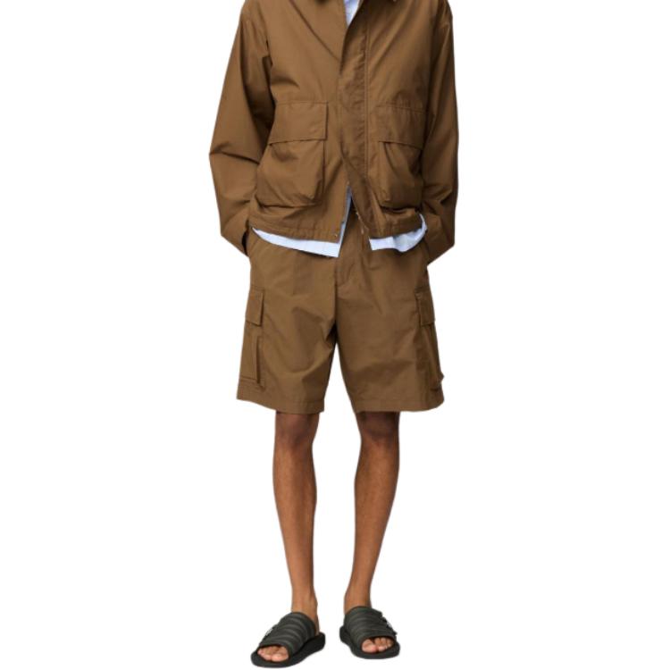 Шорты карго Clare Waight Keller C Collection SS25 мужские coffee UNIQLO, Coffee — фото 3