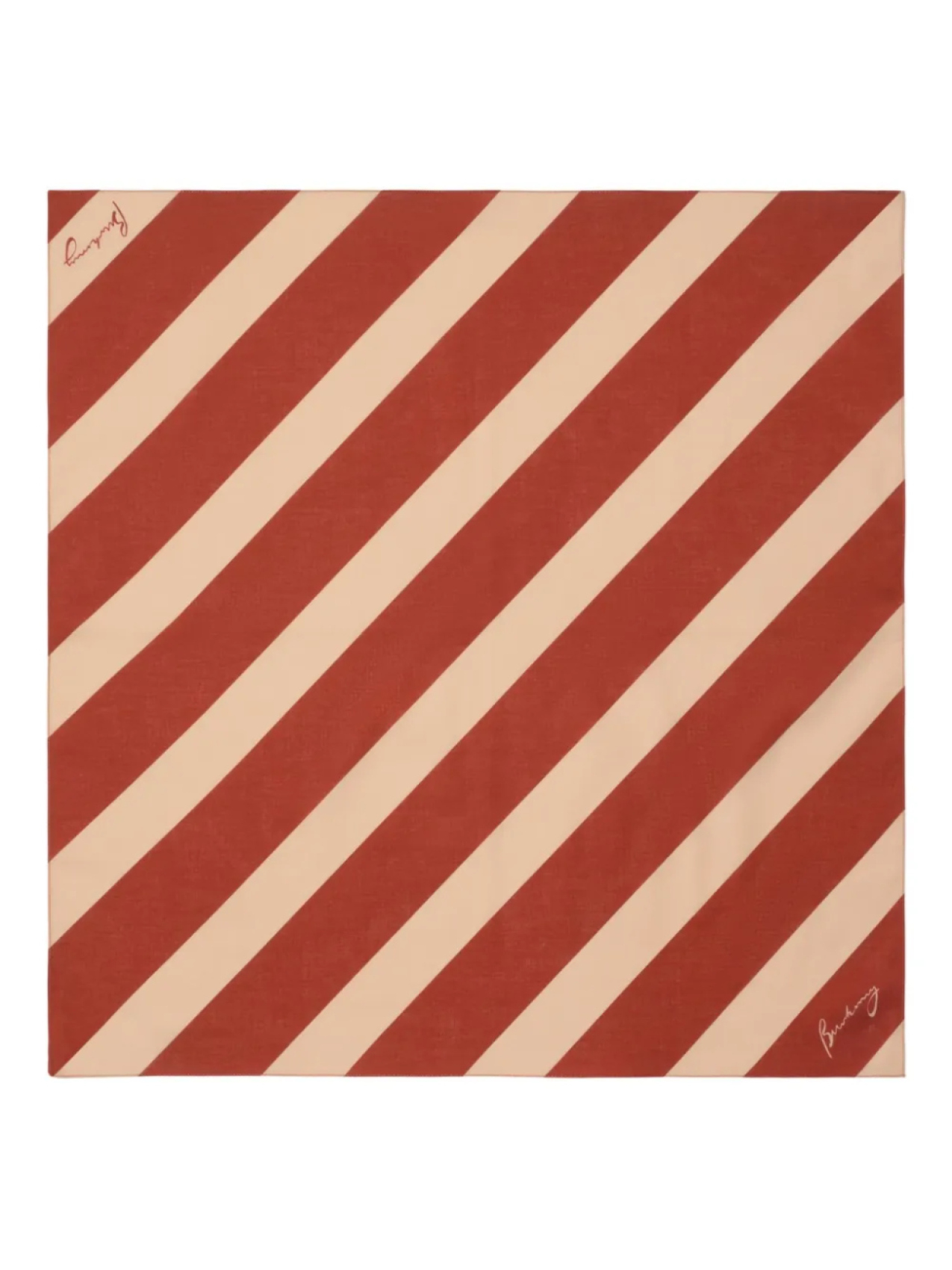 

Полосатый шарф Burberry, красный