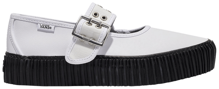 

Кроссовки Vans Mary Jane Creeper 'Grunge Ballet - White Black', белый