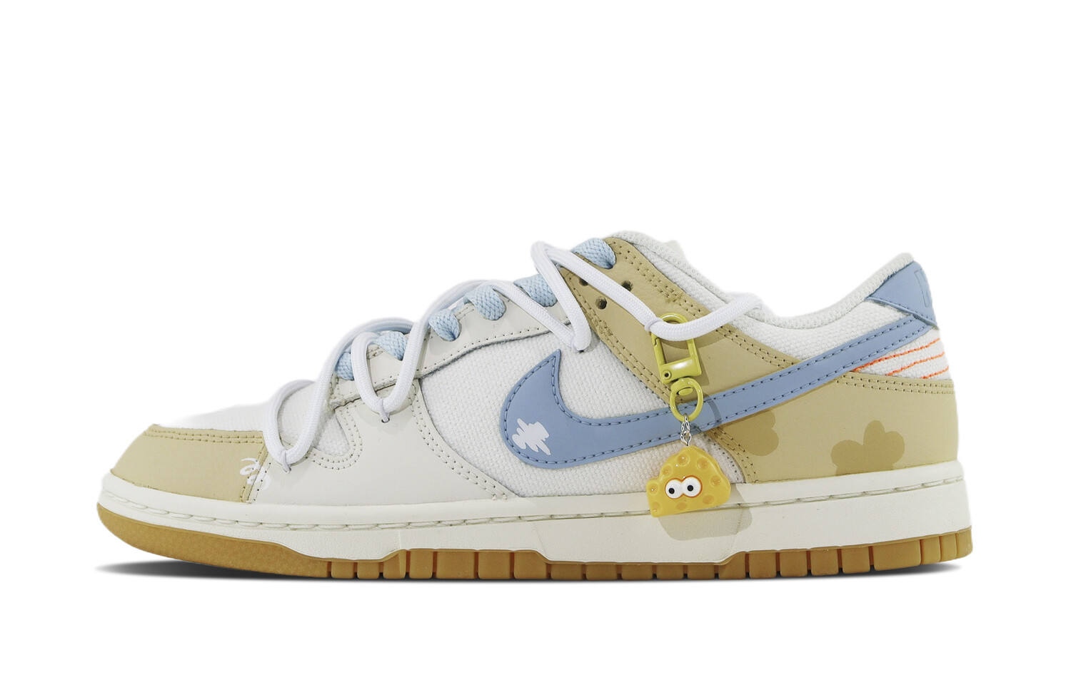 

Кроссовки Nike Dunk Skateboarding Shoes Unisex Low-top Yellow/blue, цвет Sunflower