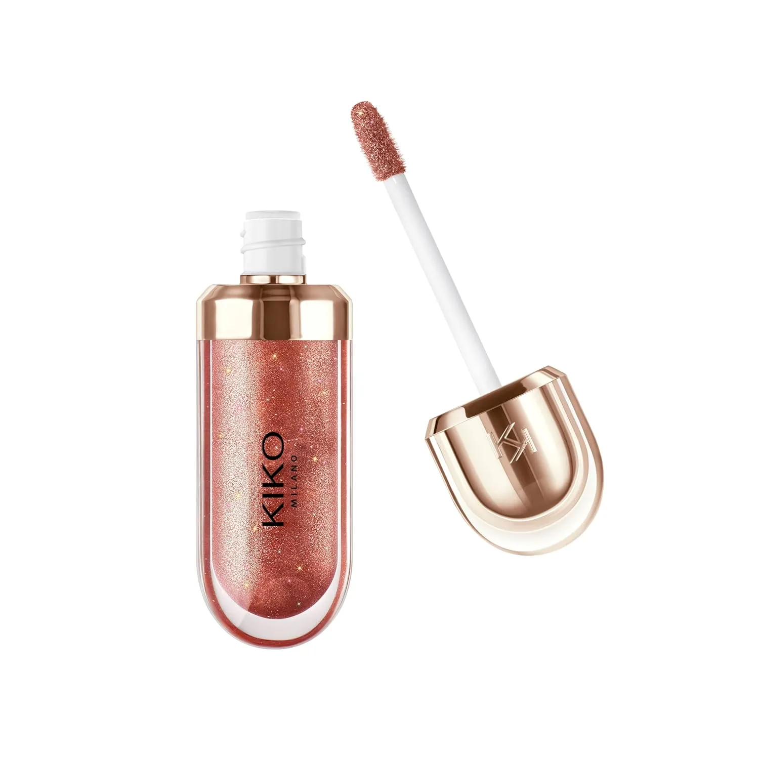 Блеск для губ KIKO Milano 3D Hydra Lipgloss 41 - Лимитированная серия | Увлажняющий блеск для губ с 3D-эффектом, 45 Enchanting Rosewood