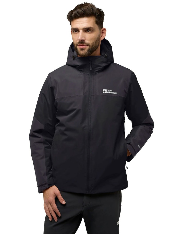 

Jack Wolfskin Мужская куртка из софтшелла черного цвета
