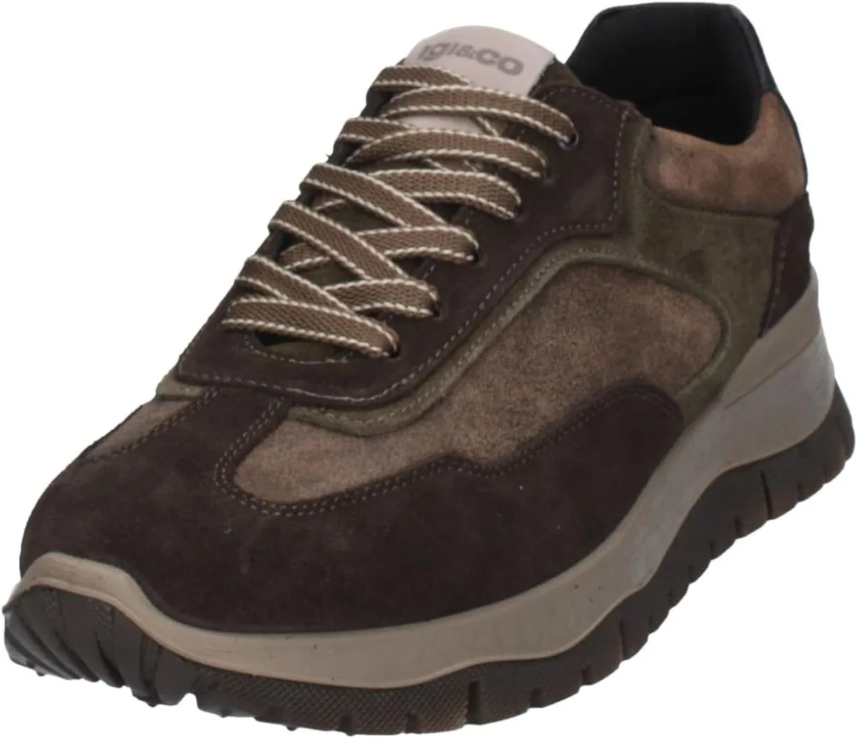 Мужские кроссовки IGI&Co 8641811 со шнурками, коричневый — фото 4