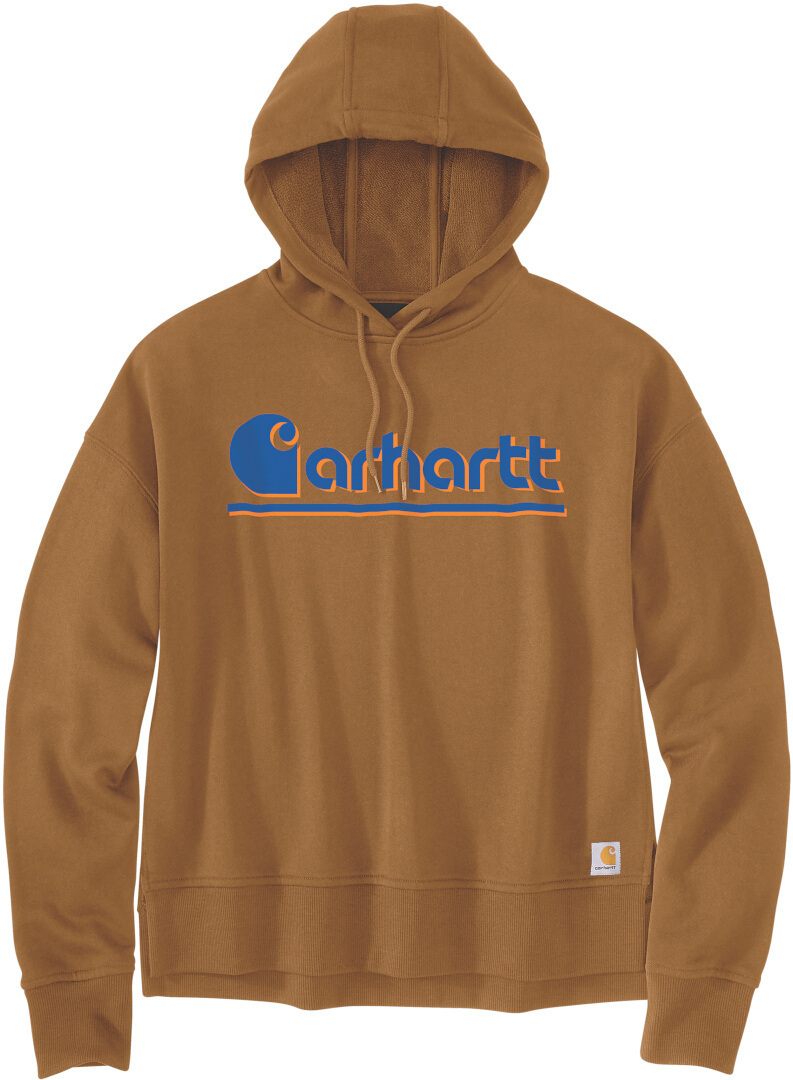 

Худи Carhartt Loose Fit Fall Graphic Ladies Hoodie, коричневый