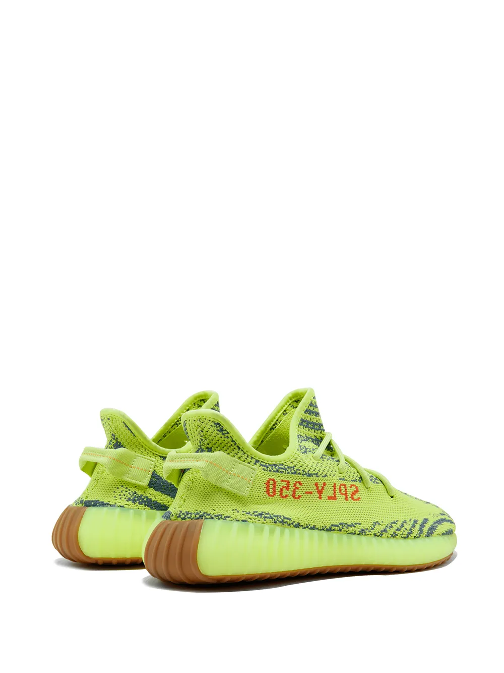 Кроссовки Adidas x Yeezy Boost 350 V2 Semi Frozen Yellow Adidas Yeezy, зеленый — фото 3