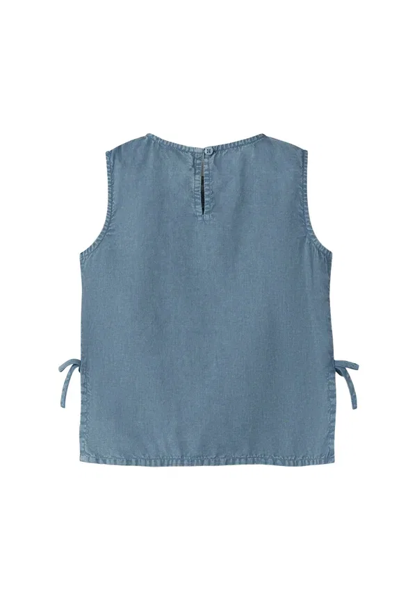 Топ Name It Chambray, выцветший деним — фото 4