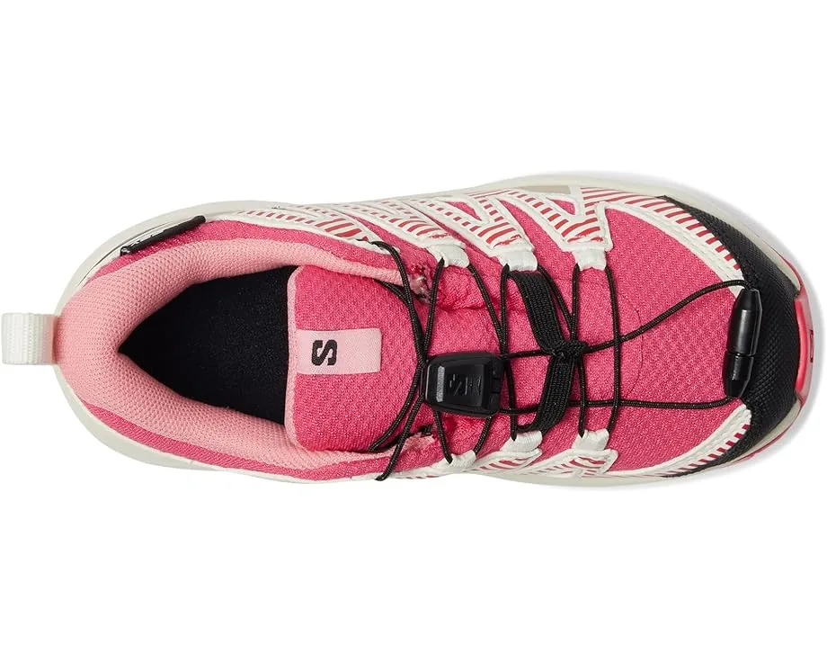 Кроссовки Salomon Kids Xa Pro V8 Waterproof (Little Kid/Big Kid), Rouge Red/Vanilla Ice/Flamingo Pink — фото 2