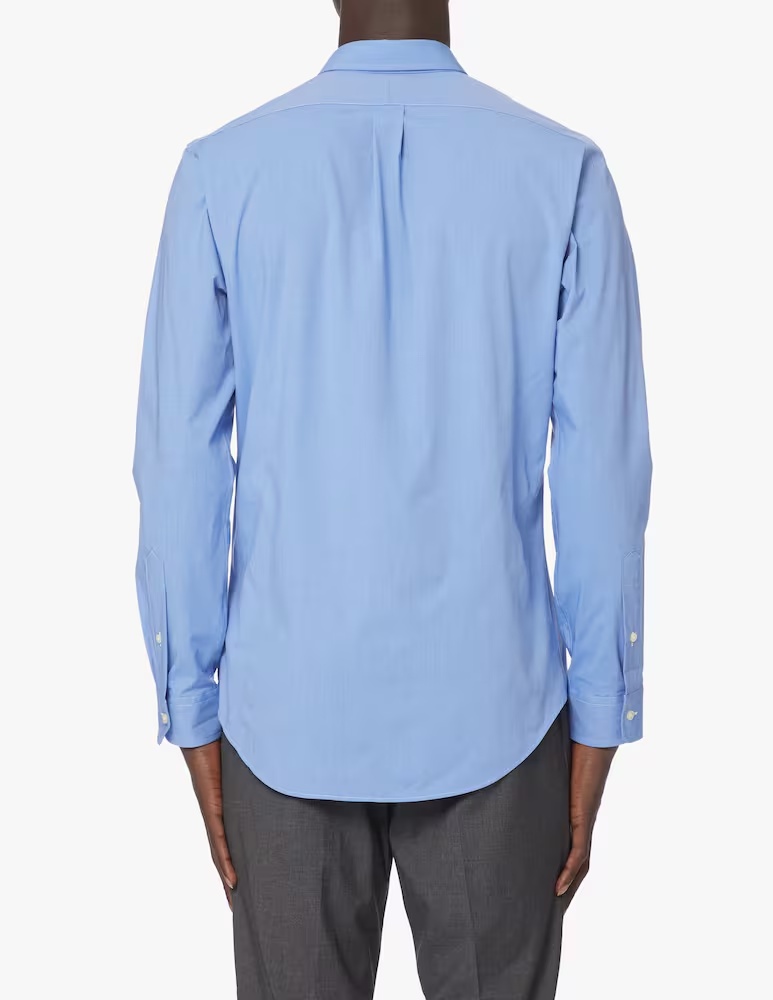 Спортивная рубашка из бистряка Polo Ralph Lauren, цвет Blue End On End — фото 3