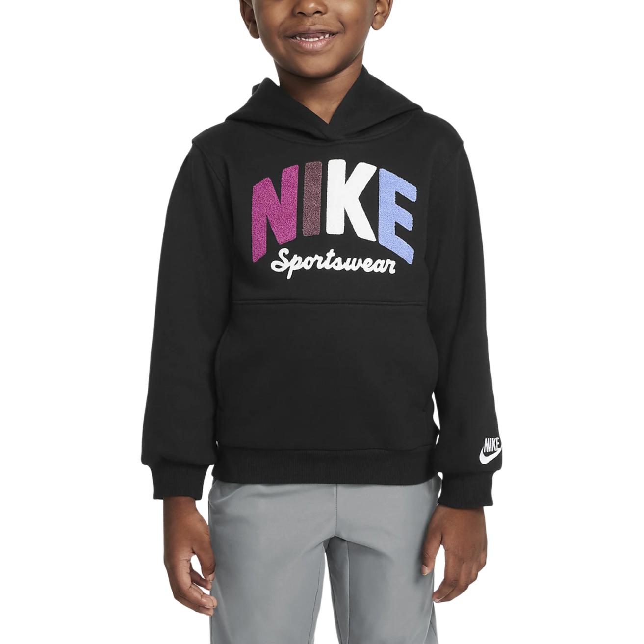 

Nike Спортивная толстовка черный для детей 3-7 лет