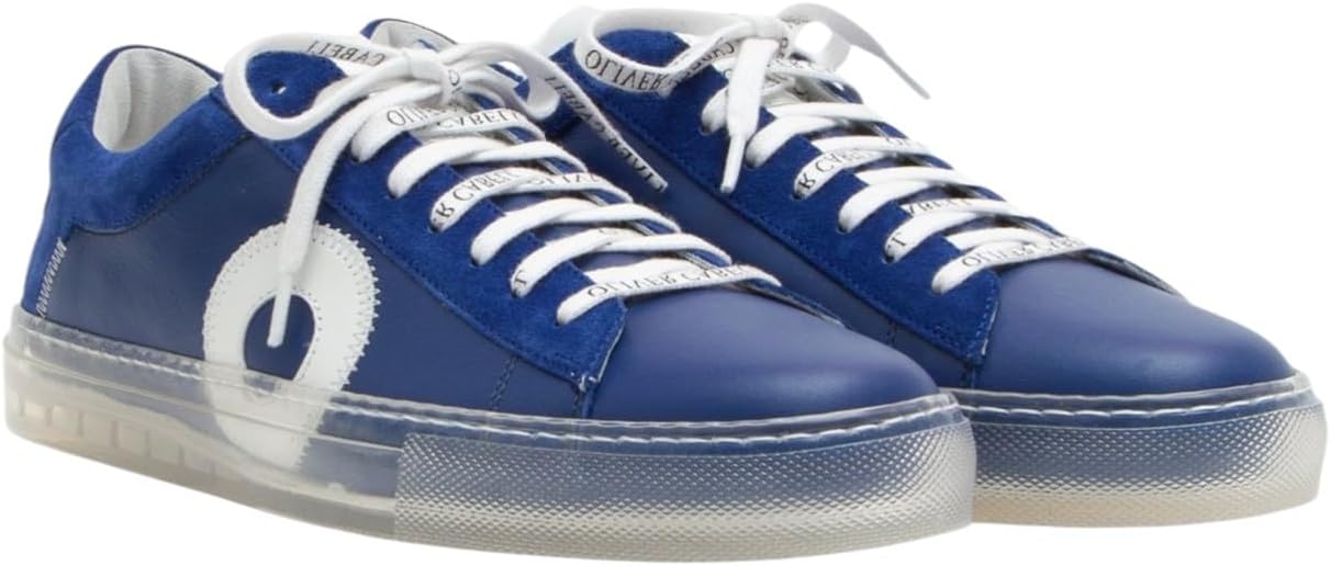 

Кроссовки Oliver Cabell Low 1 для мужчин и женщин- мягкая итальянская кожа, Reverse Navy Yin Yang