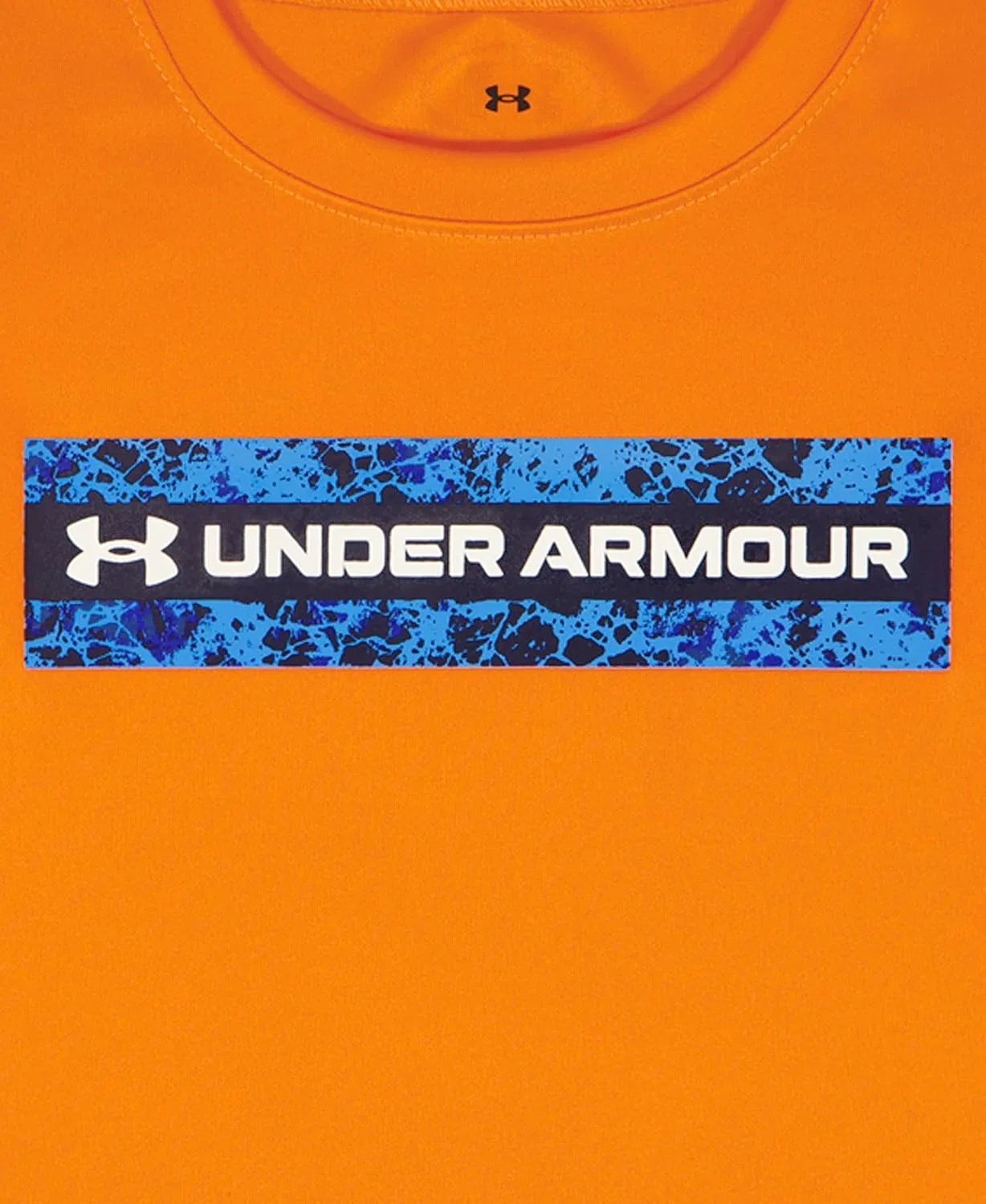 Детский спортивный комплект из футболки и шорт Under Armour, Apollo Orange — фото 4