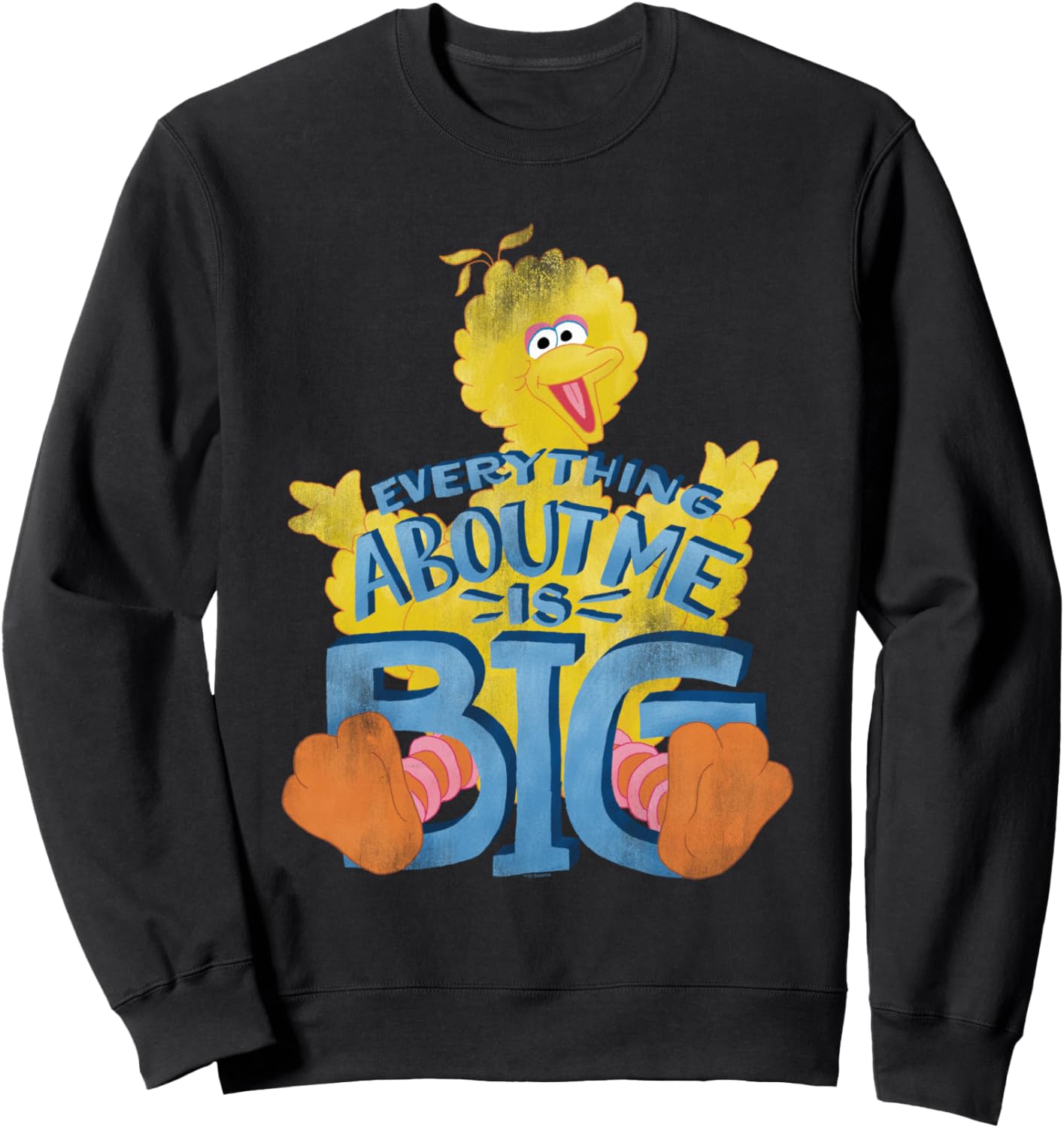 

Толстовка «Улица Сезам: Большая Птица. Все обо мне» Sesame Street, черный