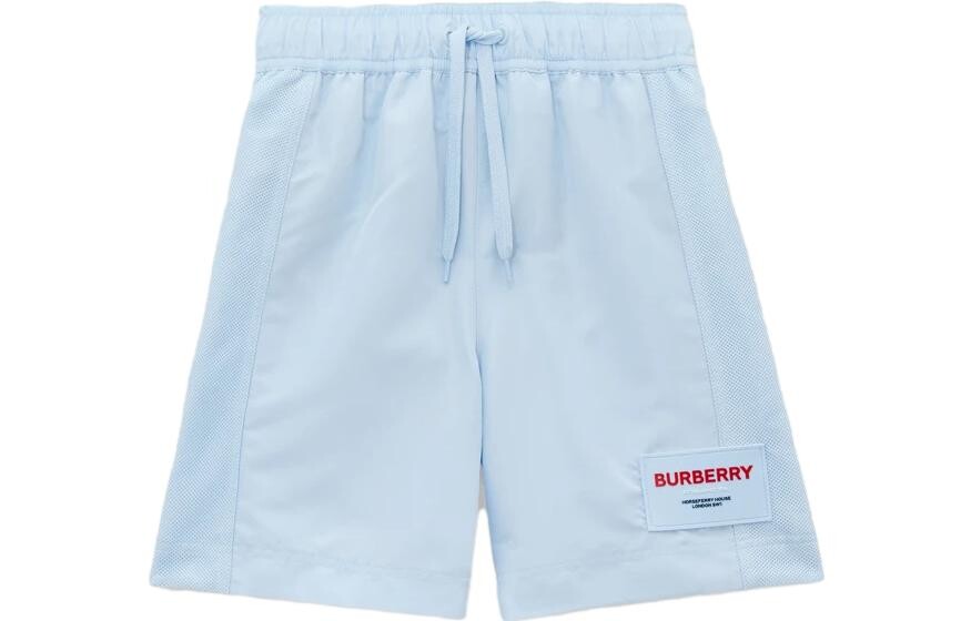 

Детские шорты Burberry, цвет Blue