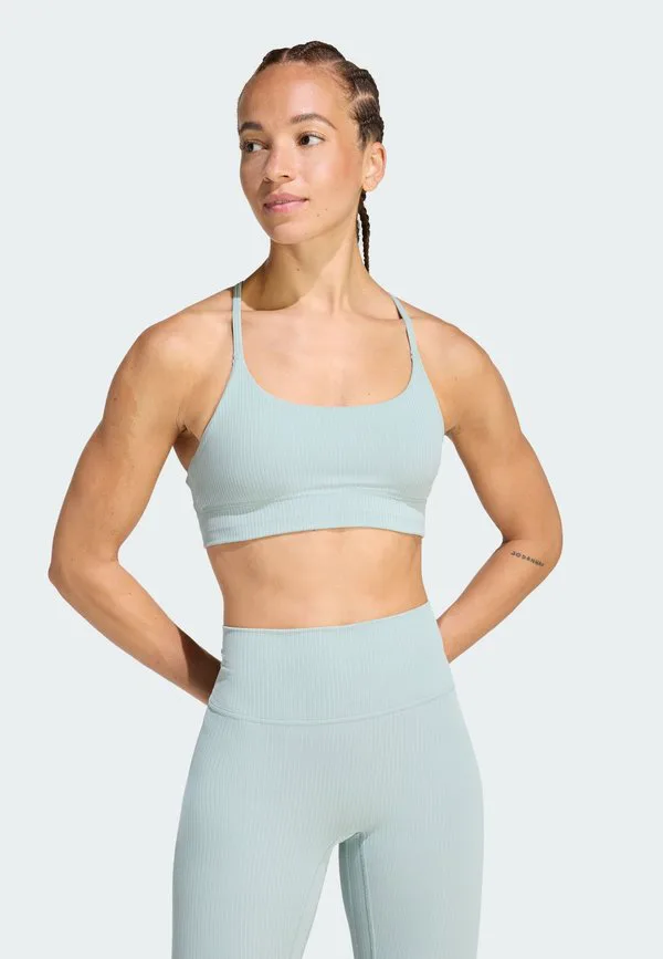 Спортивный бюстгальтер all me long line с легкой поддержкой Adidas Performance, Sage