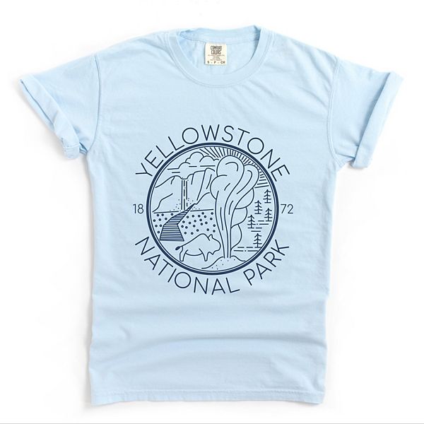 

Футболка Yellowstone national park с эффектом garment dyed Simply Sage Market, Chambray, Зеленый, Футболка Yellowstone national park с эффектом garment dyed Simply Sage Market, Chambray