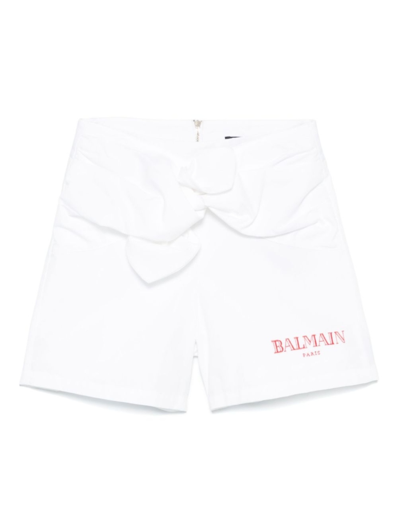 

Balmain Kids шорты с перекрученной деталью, белый