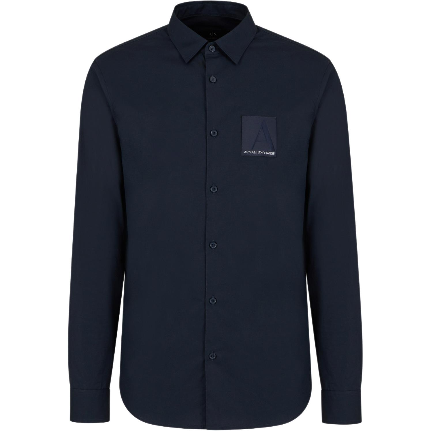 

Рубашка AE мужская, цвет морской волны ARMANI EXCHANGE, Marine Blue