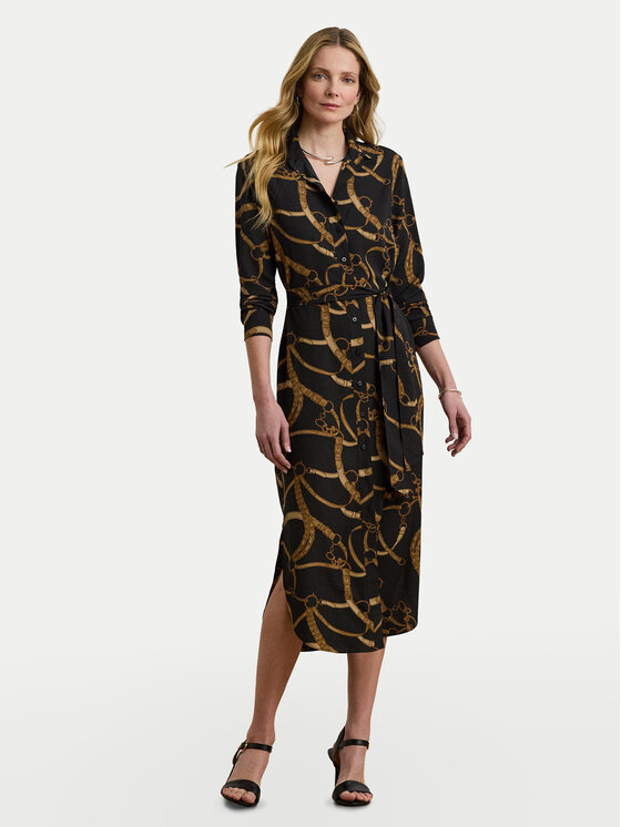

Платье-Рубашка прямого кроя 200978812001 Lauren Ralph Lauren, черный
