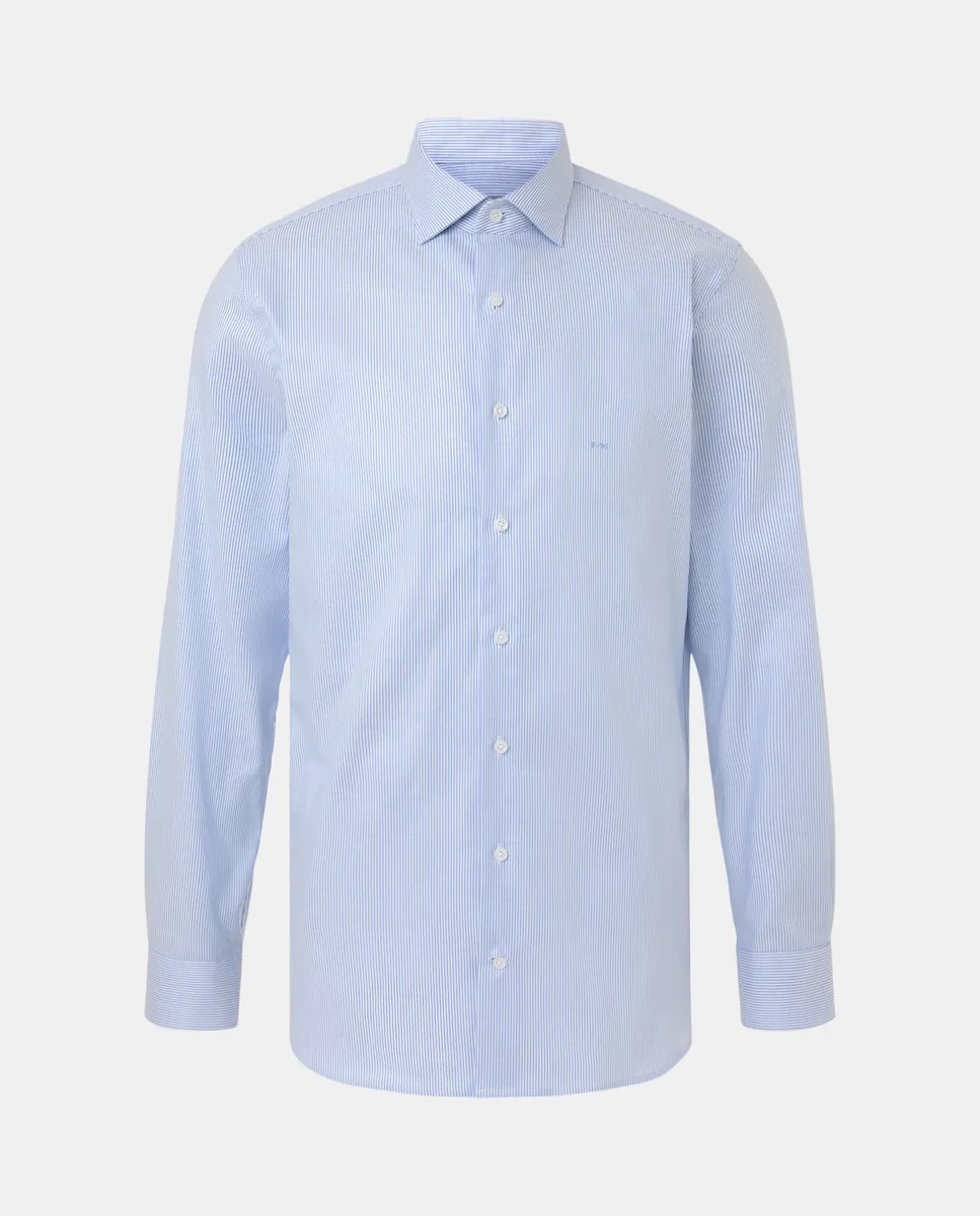 

Мужская рубашка классического покроя modern fit из ткани оксфорд Michael Kors, синий