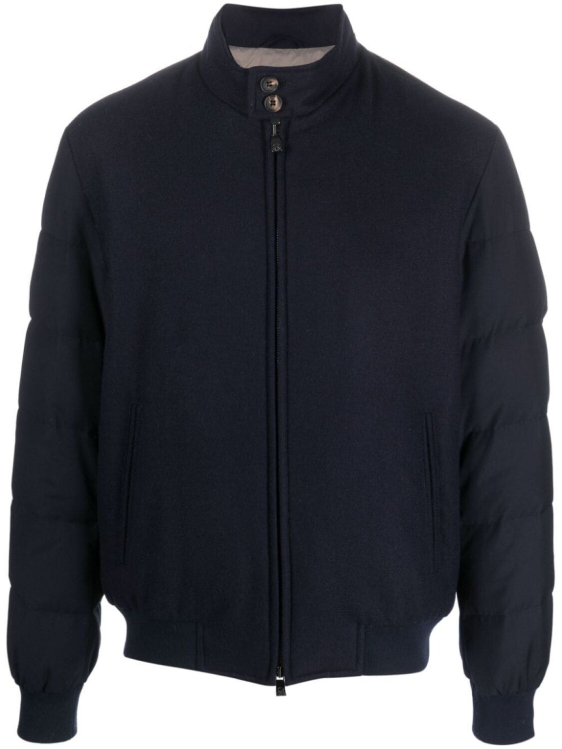 

Corneliani бомбер с высоким воротником, синий