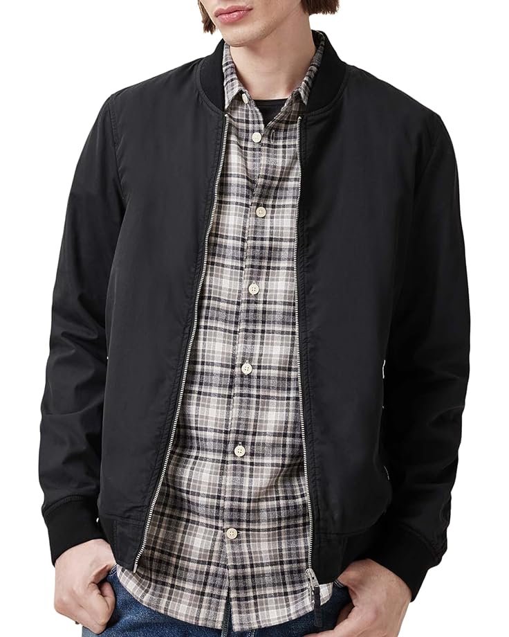 

Куртка-бомбер AllSaints Bassett Bomber, черный