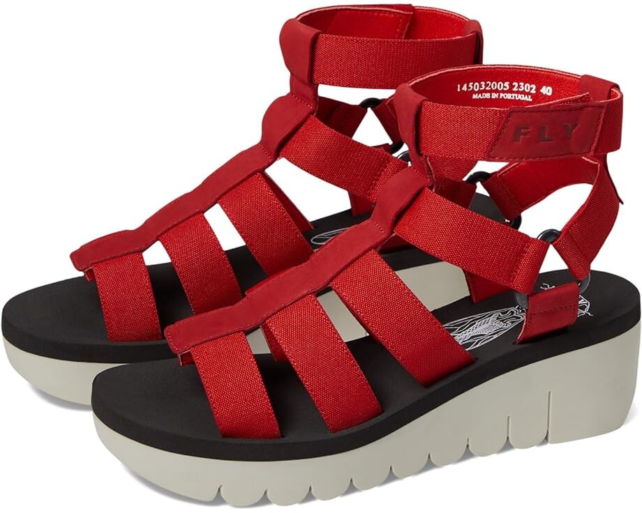 

Туфли FLY LONDON YUFI032FLY, цвет Lipstick Red/Red Cupido/Elastic