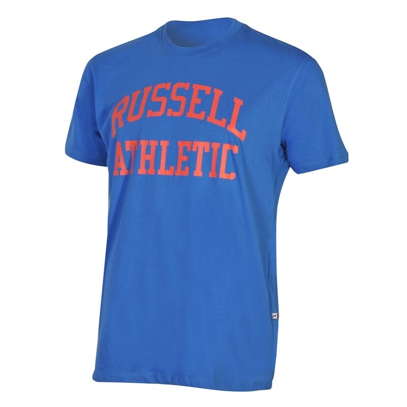 

Футболка S/S Crew с логотипом в форме арки Russell Athletic, синий