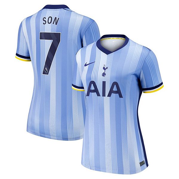 Футболка Tottenham Hotspur 2024/25 away, сын хын мин, синяя, женская Nike — фото 2