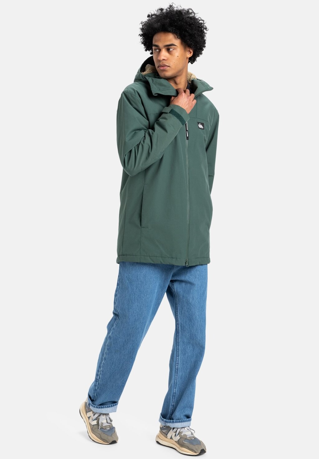 

Парка OVERCAST 3K Quiksilver, темно-зеленый