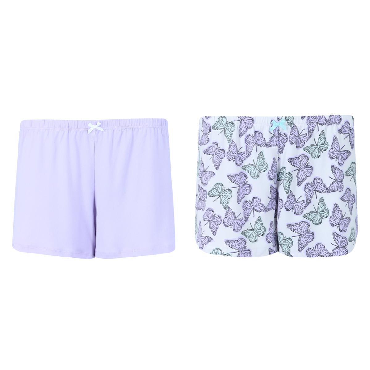 

Женские шорты Double The Fun Sleep (2 шт. в упаковке) PJ Couture, цвет lilac