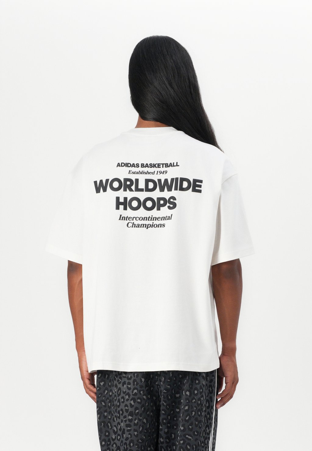 

Футболка с принтом INTERCON TEE Adidas Originals, слоновая кость
