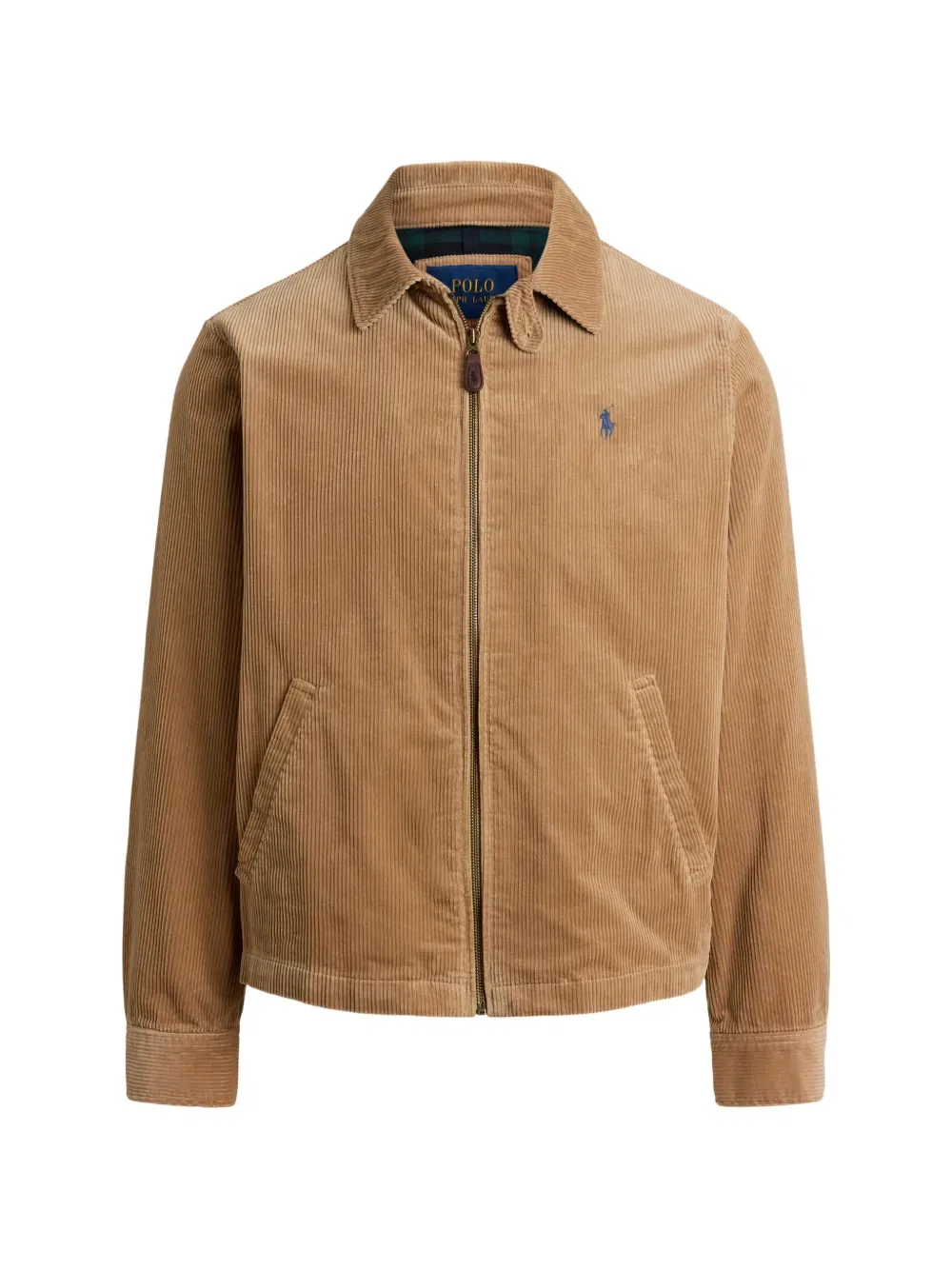 Вельветовая куртка на молнии Polo Ralph Lauren, нейтральный