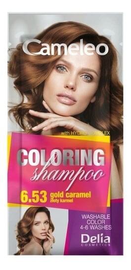 

Шампунь-краситель Cameleo 6.53 Золотая карамель 40мл Delia Cosmetics