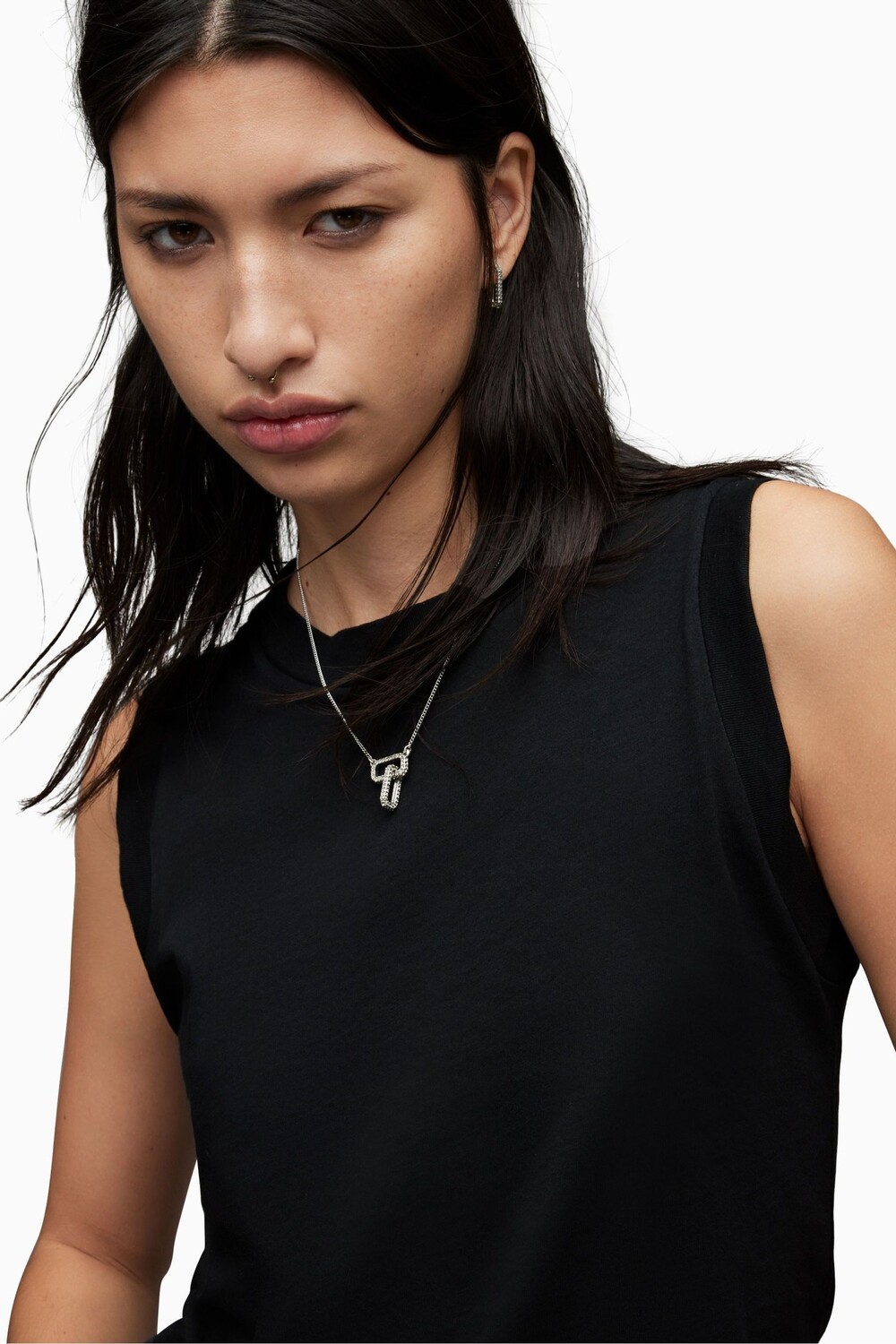

Футболка без рукавов Allsaints imogen All Saints, черный