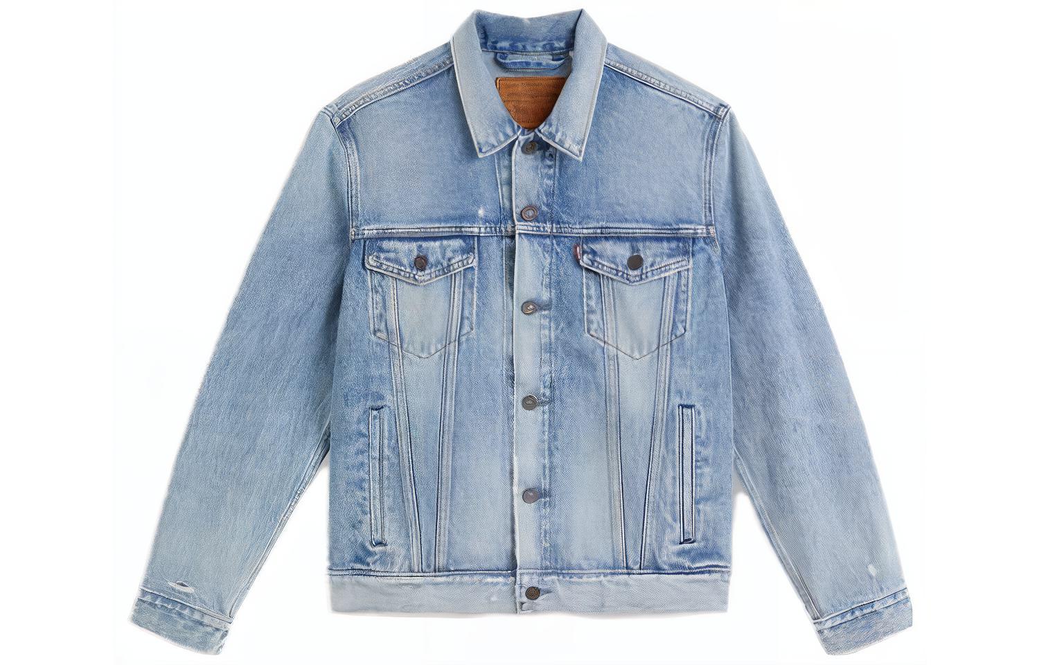 Levis Куртка Levi’s SS23 мужская светло-индиго, Light Indigo — фото 3