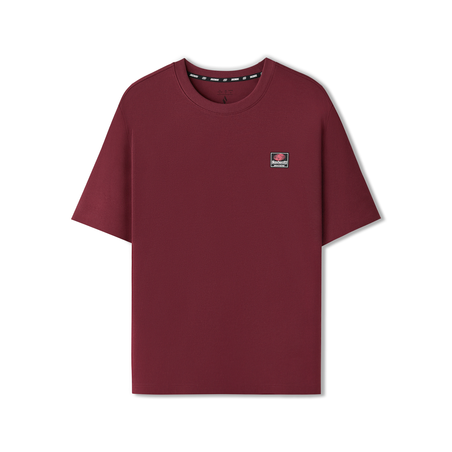 

Skechers Футболка Sportlife унисекс, виноградно-красная