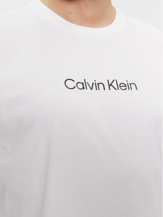 Футболка стандартного кроя Calvin Klein, белый — фото 4