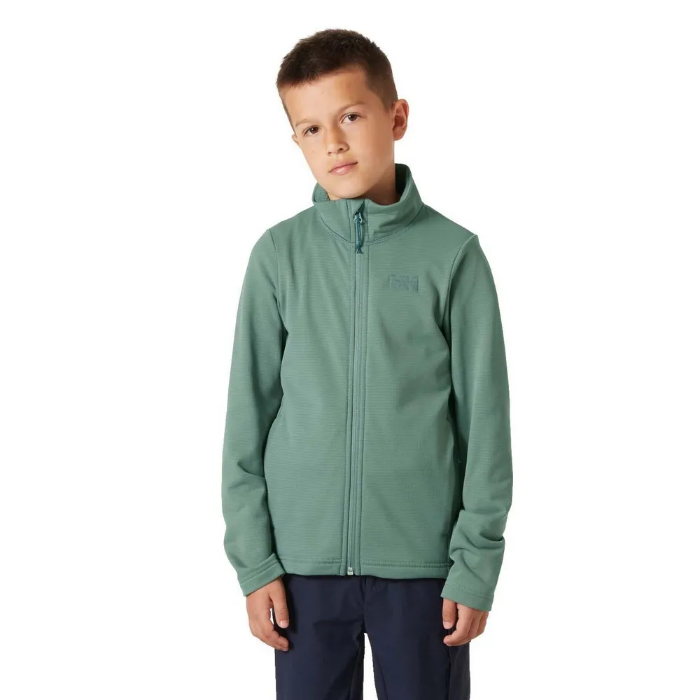 

Флис Helly Hansen Versalite Jr full zip, зеленый