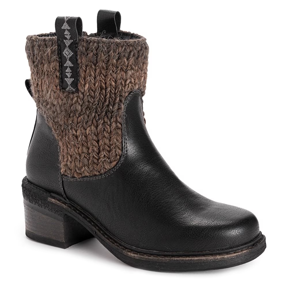 Ботильоны Arya Arlene на толстом каблуке от Muk Luks, black ombre