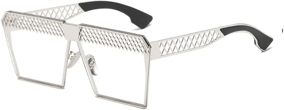 

Большие солнцезащитные очки для женщин и мужчин в стиле ретро, ​​для вождения автомобиля, защита от ультрафиолета UV400, металлические солнцезащитные очки LANGSER, Silver Transparent