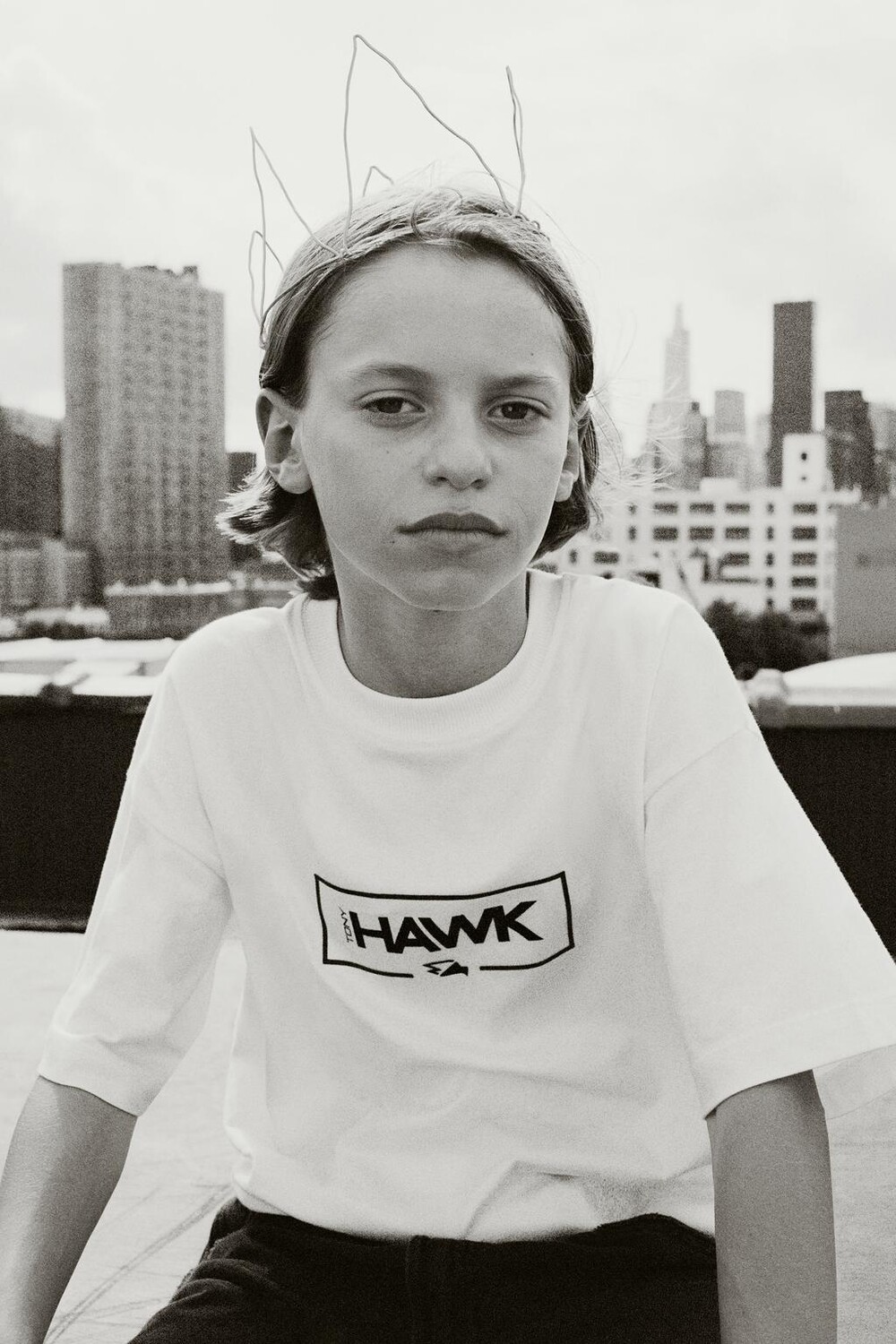 

Футболка tony hawk ZARA, белый