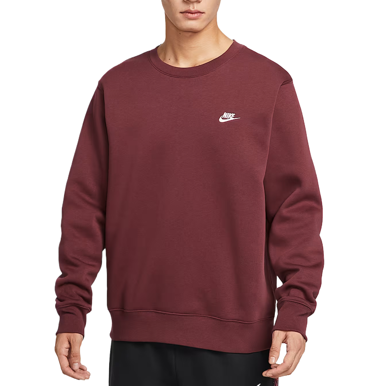 Клубная мужская флисовая толстовка Nike, красный — фото 4