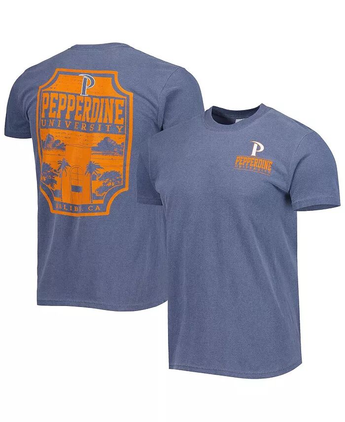 

Футболка мужская темно-синяя Pepperdine Waves Logo Campus Icon Image One